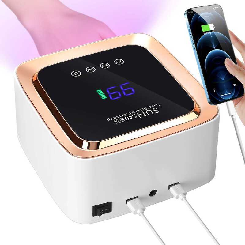 C Professional 57Leds LED Light Rechargeable 180W Nail Drying Light With Smart Sensor Nails For Man