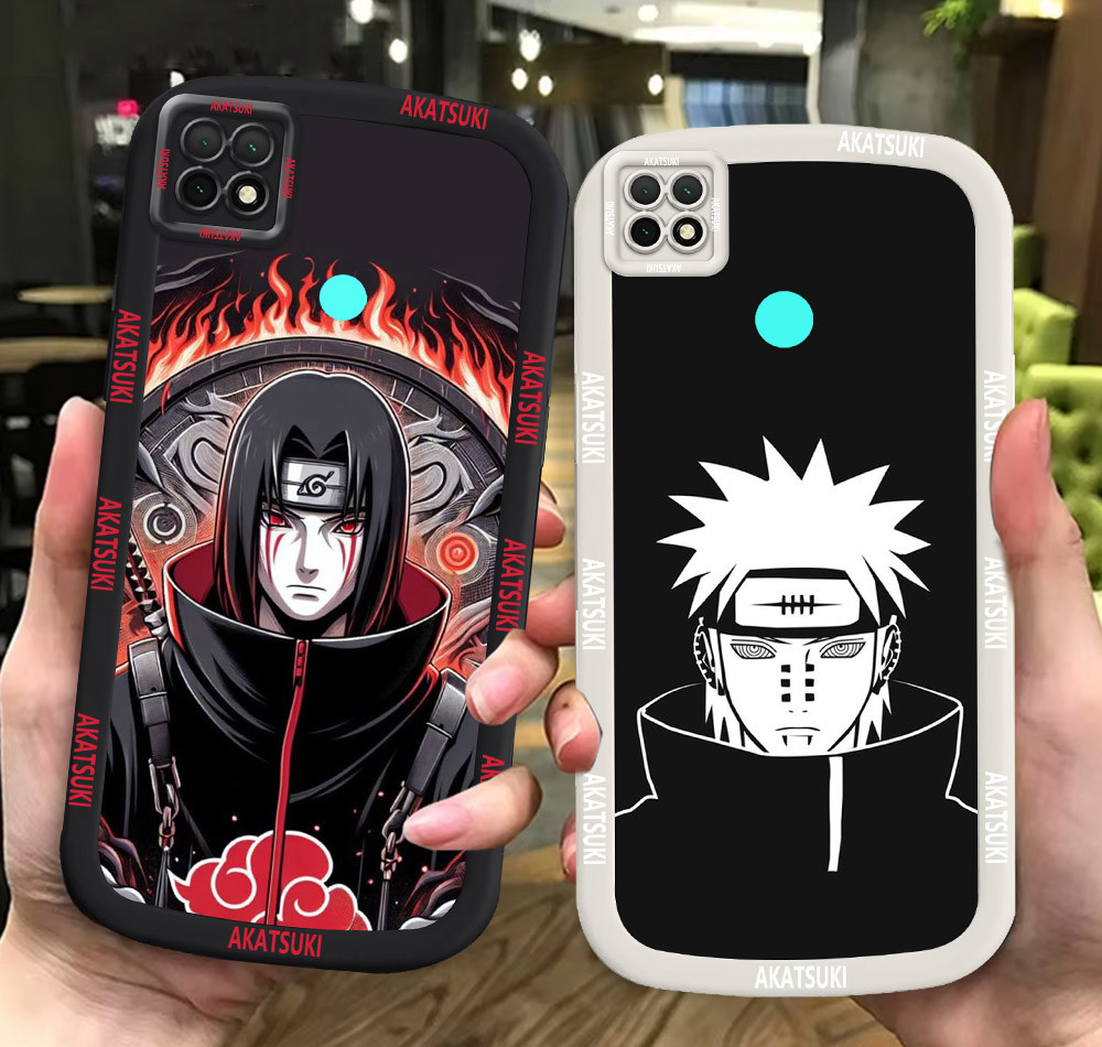 G22 Naruto Akatsuki ขาวดำเคสโทรศัพท์หรับ OPPO Reno A15S F17 A35 4 4F A15 A93 Pro Lite ปก