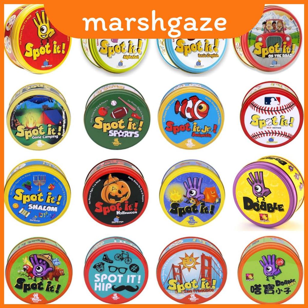 การ์ดเกม Dobble It ที่น่าตื่นเต้นสําหรับภาพสนุกและทักษะที่รวดเร็ว