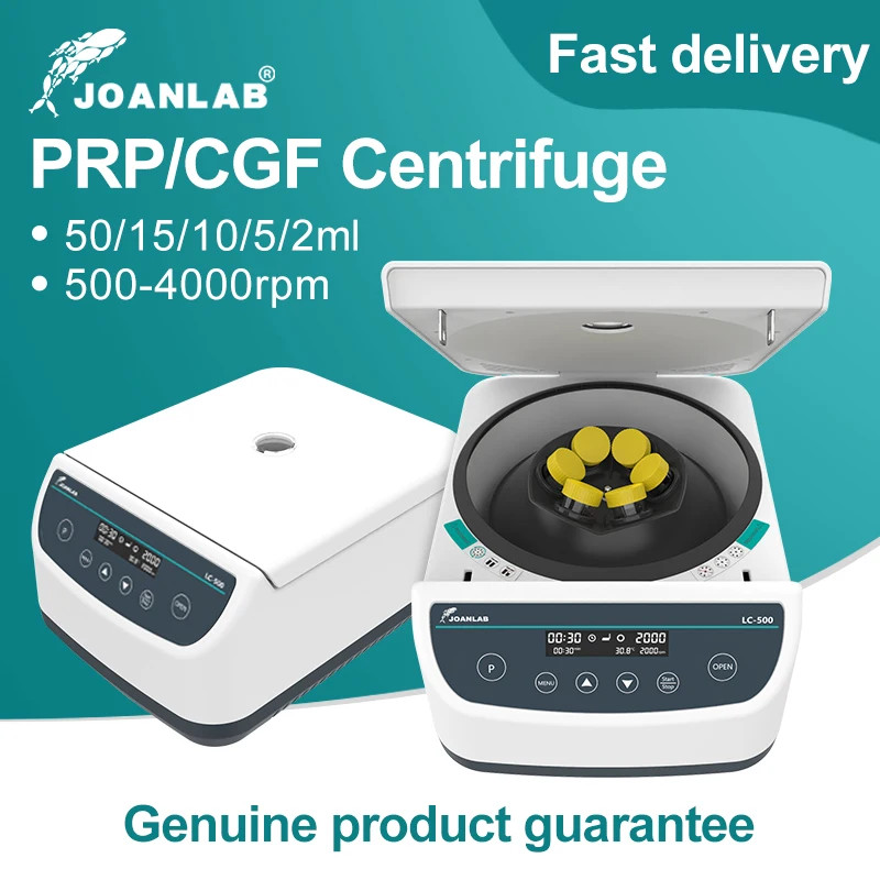 JOANLAB PRP Centrifuge Machine PRF CGF Plasma Centrifuge Laboratory For 2/5/10ml Blood Tube And 15/