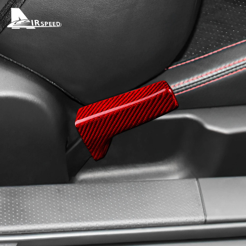 Real Hard Carbon Fiber Sticker For Subaru BRZ Toyota GR86 2021 2022 2023 2024 Seat Adjustment Handl