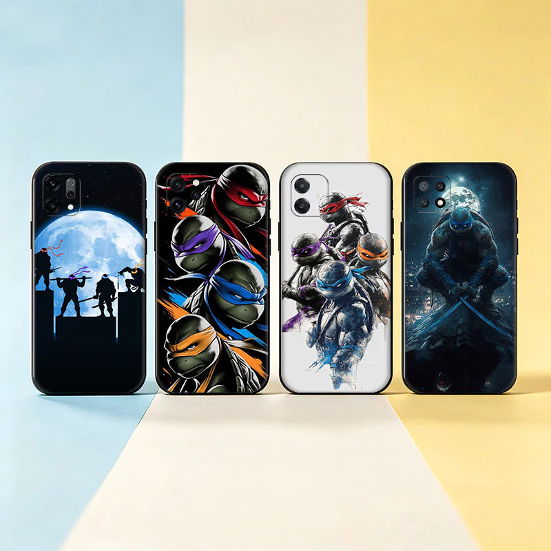 เคส TPU ลายเต่านินจา สำหรับ OPPO F5 A73 F7 F9 F11 F17 F25 F19 Pro Plus A7X A9 A74 F27 thumbnail 4