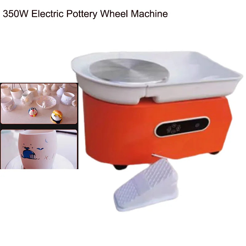 25cm Electric Pottery Wheel Machine 350W Ceramic Clay Ceramic Wheel Machine wheel machine DIY Potte