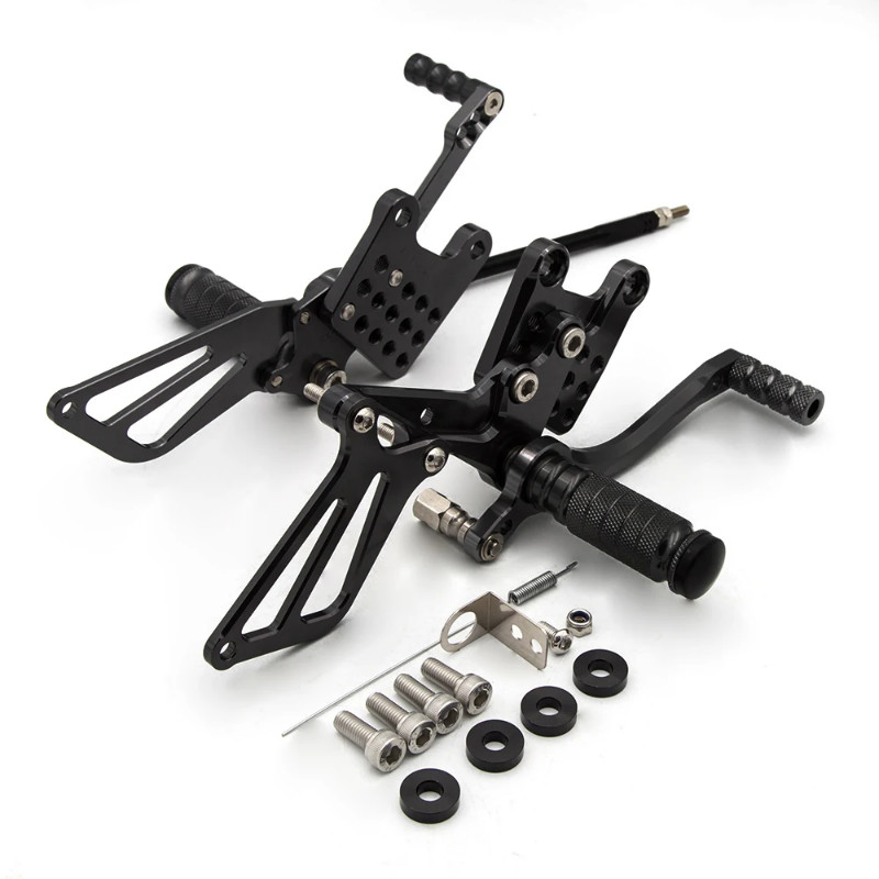 For Suzuki GSXR 600 750 1000 K1-K5 SV650S SV1000/S 1998-2014 CNC Motorcycle Foot Pegs Rest Rearset