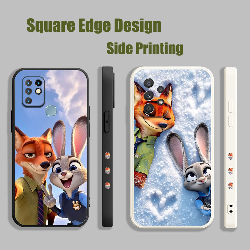 เคสสําหรับVivo Y91/Y93/Y91i/Y95 Y91C Y15A Y15S Y53 V11i Z3i S1 V21e Y76 Zootopia Featuring JudyและNi