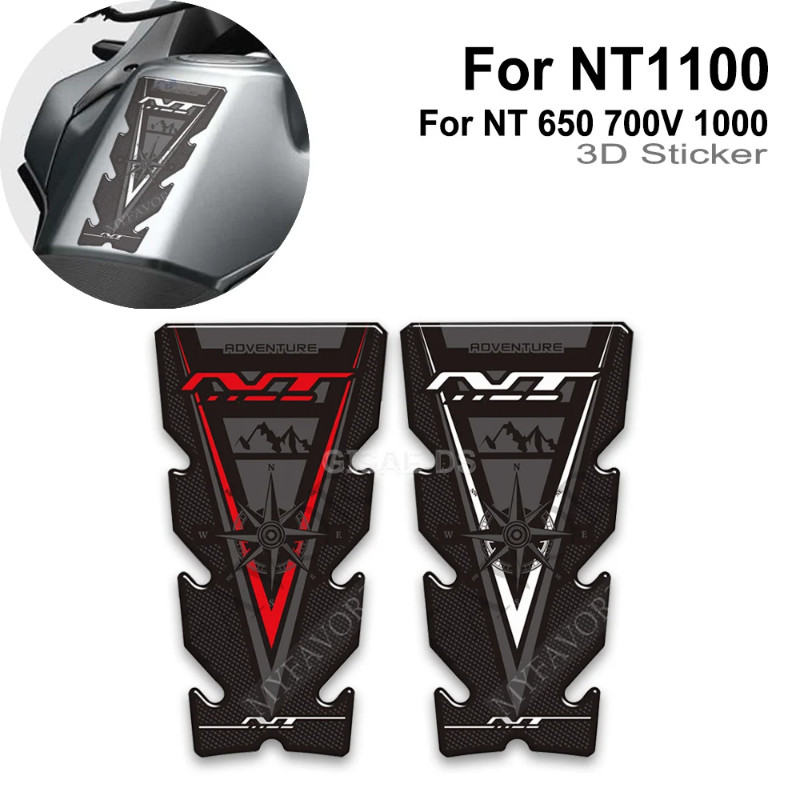 NT1100 Motorcycle For Honda NT 650 700V 1000 1100 NT650 Adventure Fuel Oil Tank Pad Decals Protecto