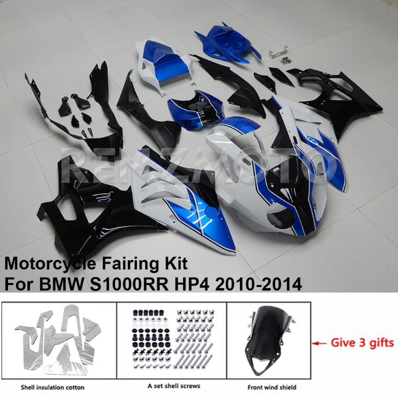 B1012-109a  Motorcycle Fairing Set Body Kit Plastic  For BMW S1000RR HP4 2009-2014 Accessories ABS