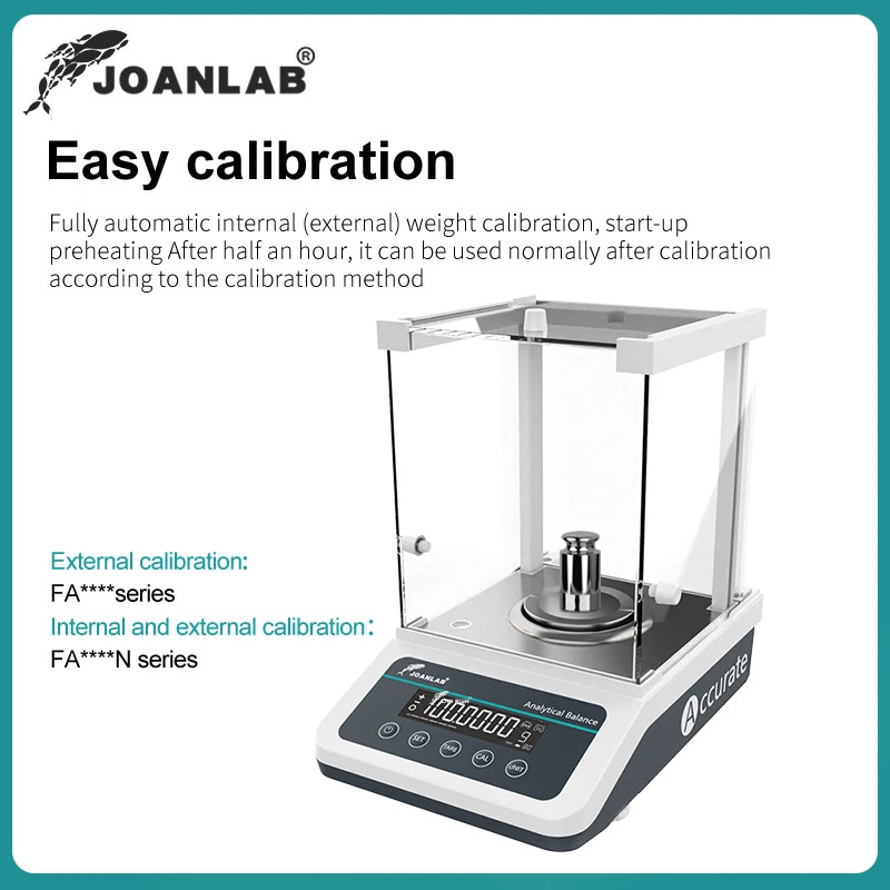 JOANLAB Precise Balance Lab Digital Balance Precision Scale Electronic Analytical Balance Range: 12