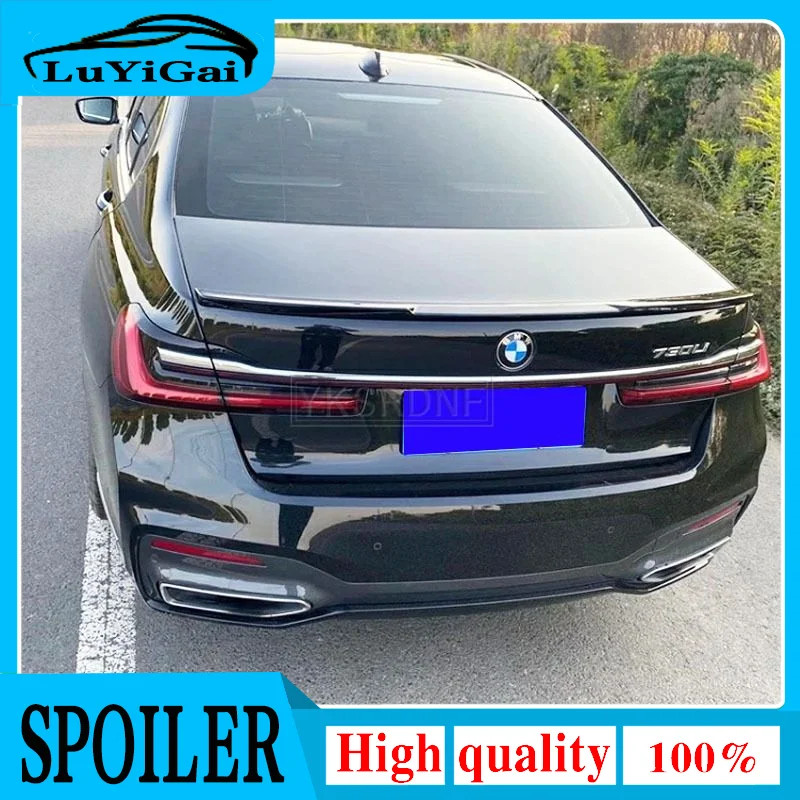 For BMW 7 Series 4-Door G11 G12 730 740 750 Spoiler 2019 2020 2021 High Quality ABS V Style Car Win