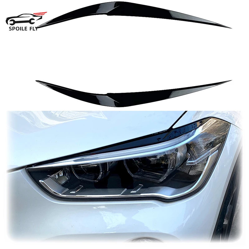 2015 To 2022 For BMW X1 F48 18i 18d 20i 20d 25i 25d 125e x-DriveEvil Headlight Eyebrows Headlamp Ey