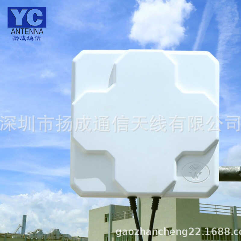 กําไรสูง 18db กลางแจ้ง 4G แบนเสาอากาศกันน้ําความถี่เต็มเสาอากาศ Netcom เสาอากาศ 2G/3G/4G