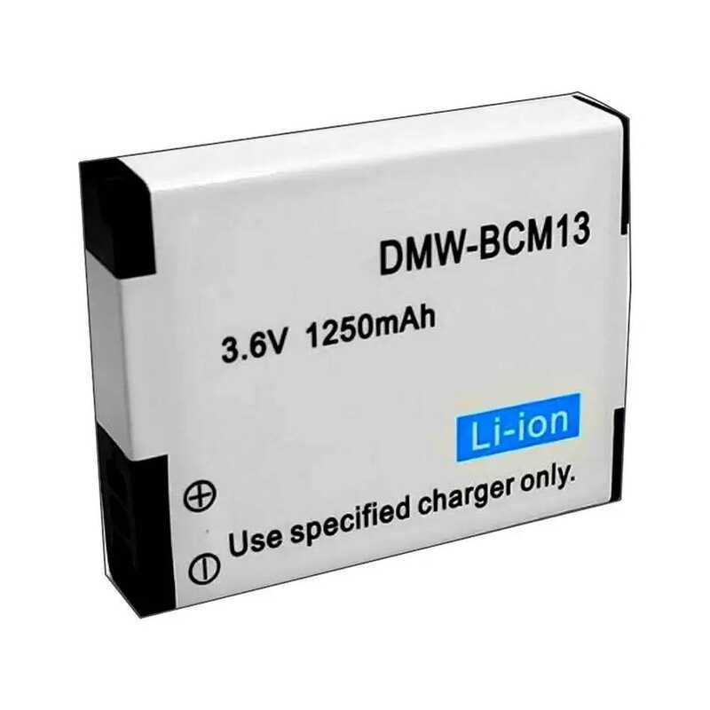 Camera Battery Dmw-BCM13 1250mAh For Panasonic Lumix DC-TS7 Dmc-GH3 Dmc-FT5 Dmc-ZS30