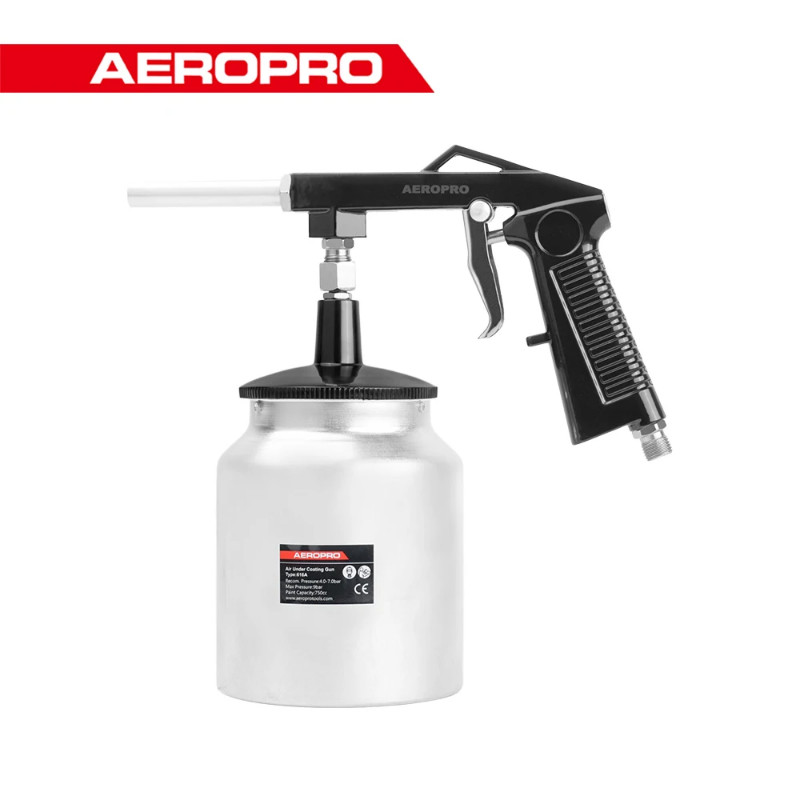 AEROPRO Undercoating Spray Gun With Suction Feed Cup Suitable For Undercoat Rust Rubberized Underco