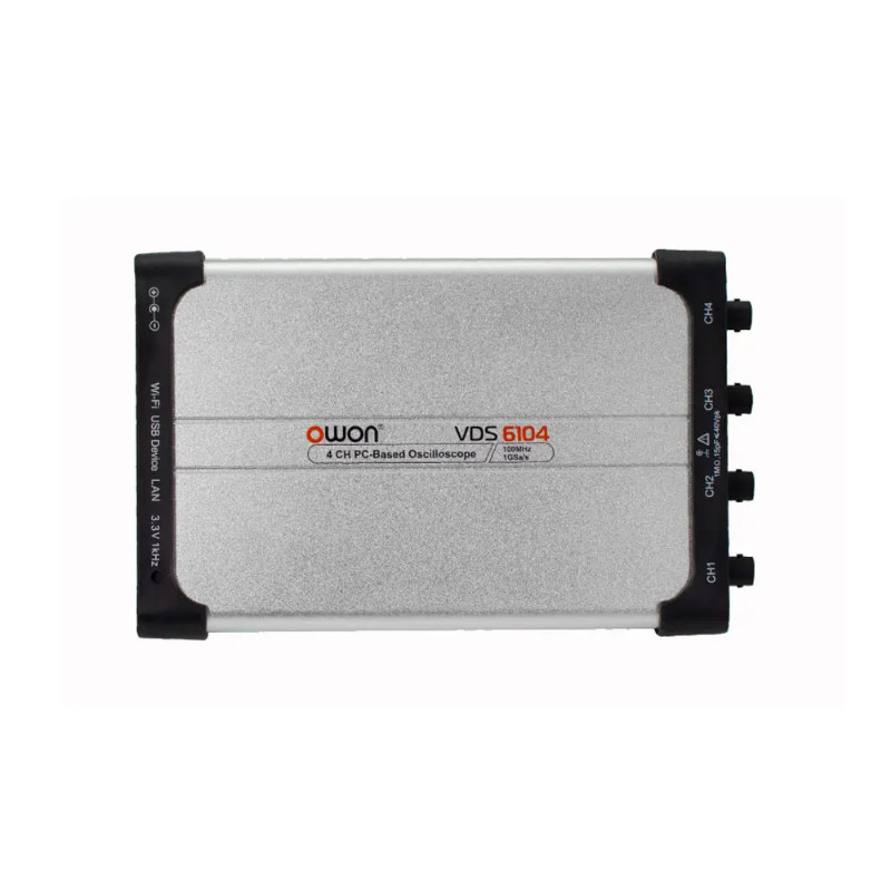 OWON VDS6074/VDS6104 Digital Oscilloscope 4 Channels 70MHz/100Mhz 8Bits Handheld Portable USB Oscil