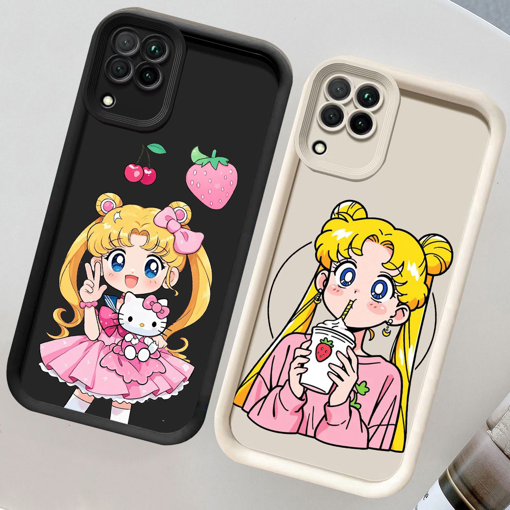 CH47 Sailor Moon Soft Casing สําหรับ Samsung Galaxy A22 A12 5G เคสป้องกัน
