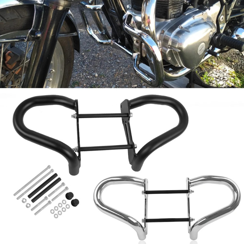 For Kawasaki W650 W800 CAFE W400 W 400 650 800 Motorcycle Highway Crash Bars Protection Engine Guar
