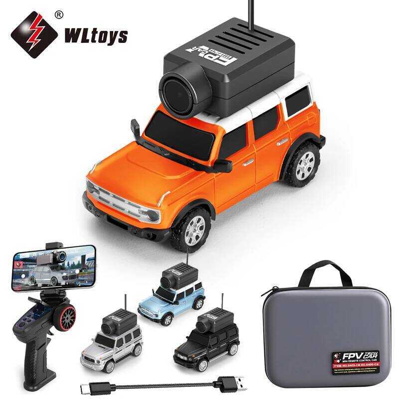 C Wltoys 6405 1/64 Full Size Mini RC Car With FPV HD Camera 2.4G With Gyroscope Remote Control Cars