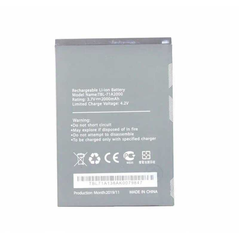 ▥ 1X2000mah Tbl-71A2000แบตเตอรี่สำหรับ Tp-k Tl-Tr861 2000L Tl-Tr761 M5350 M7000 M7200 M7300