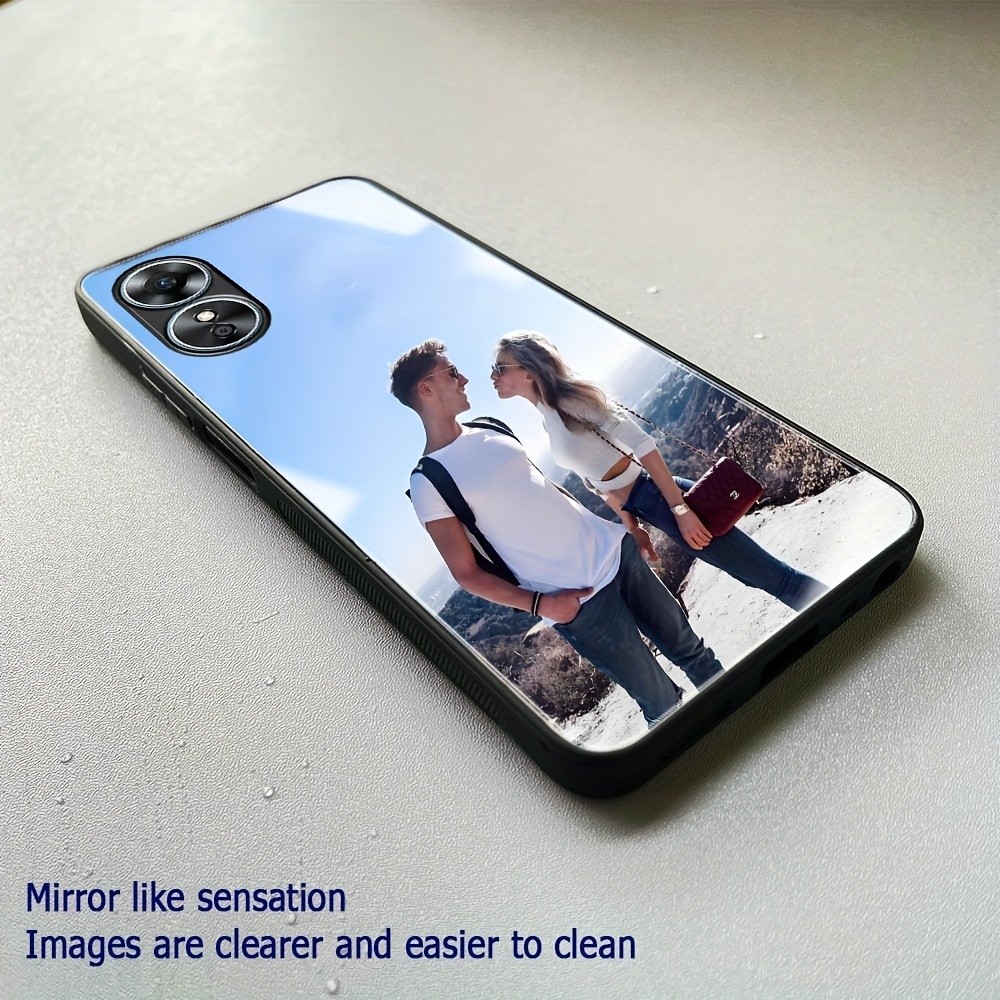 (สต็อกในไทย) เคสโทรศัพท์ลายคู่รักแบบใสเหมือนกระจก ทำความสะอาดง่าย เงางาม| สำหรับไอโฟน ซัมซุง กาแล็กซี่ หัวเว่ย วีโว่ ออ