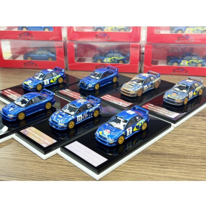 VIP 1/64 Subaru Impreza WRC Rally รถจําลองรถรุ่น
