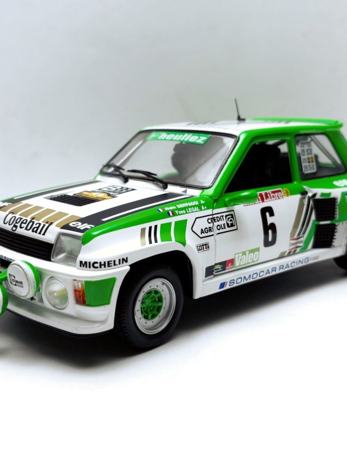 SOLIDO Solid 1/18 RENAULT RENAULT R5 TURBO 1985 โมเดลรถอัลลอย