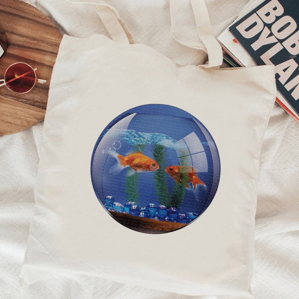 Frutiger Aero tote bag ผ้าใบ y2k พับได้ einkaufstasche ไหล่ผู้หญิง