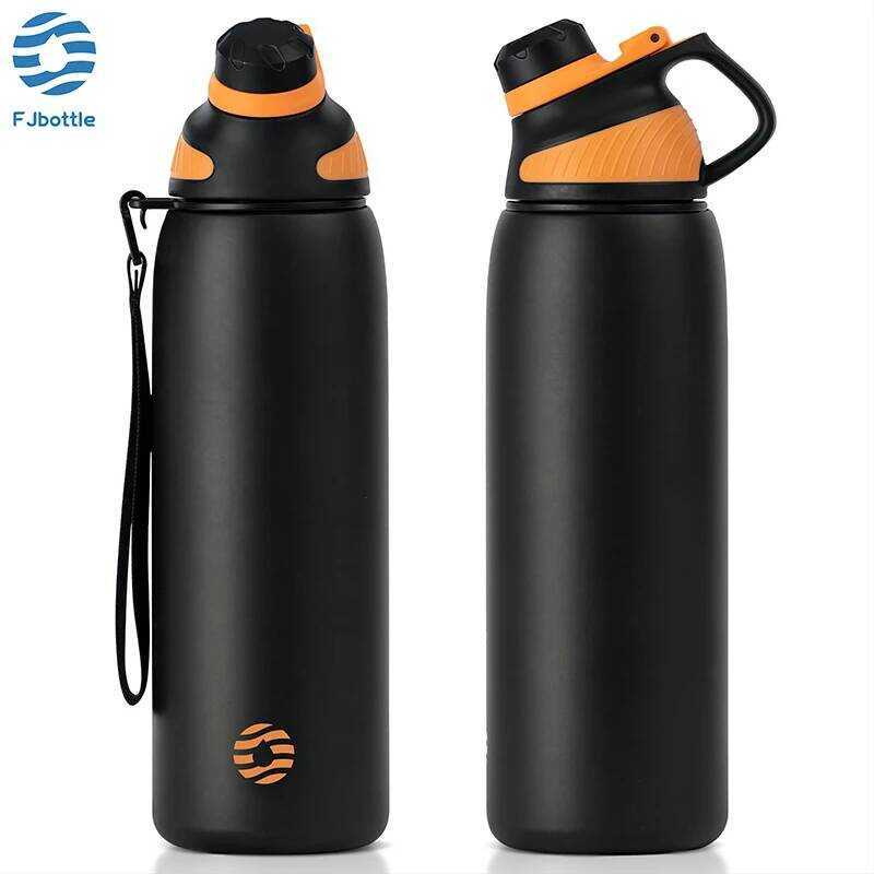 C Fjbottle Thermo Bottle With Magnetic Lid Outdoor Sport Stainless Steel Water Bottle Keep Cold Ins