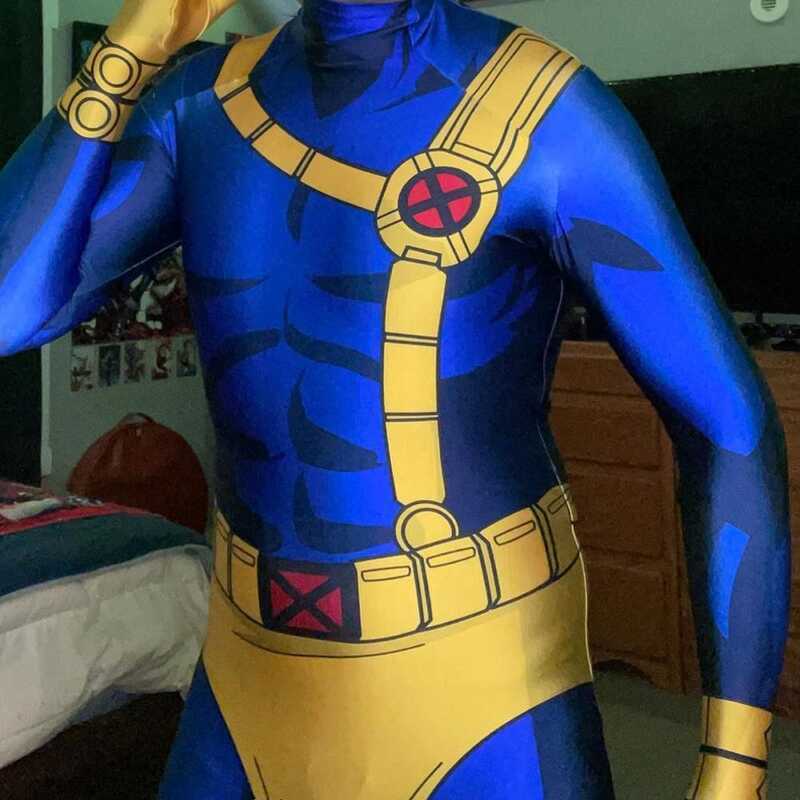C ชุดเพลย์ X-Men Cyclops แบบเซนสำหรับผู้ชาย