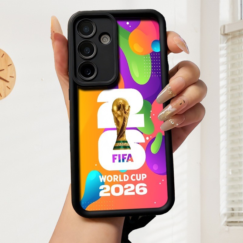 (สินค้าในสต็อก) เคสโทรศัพท์รูปถ้วยรางวัลฟุตบอลโลก FIFA 2026 กันกระแทก ป้องกันรอยขีดข่วน เคส TPU นุ่ม| ของขวัญสำหรับแฟนฟ