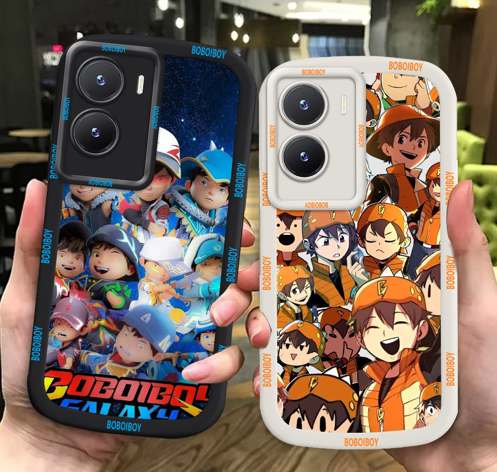 G26 Cute BoBoiBoy ขาวดำเคสโทรศัพท์หรับ VIVO Y15A Y01A Y15S Y01 Y56 Y16 5G ปก