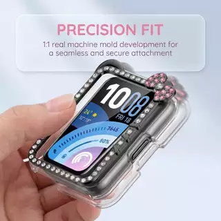 กรณีพีซีเพชร Hollow for Smartwatch Huawei Band 11/Huawei Band 11 Pro อุปกรณ์ปกป้องกันกระแทกหน้าจอ