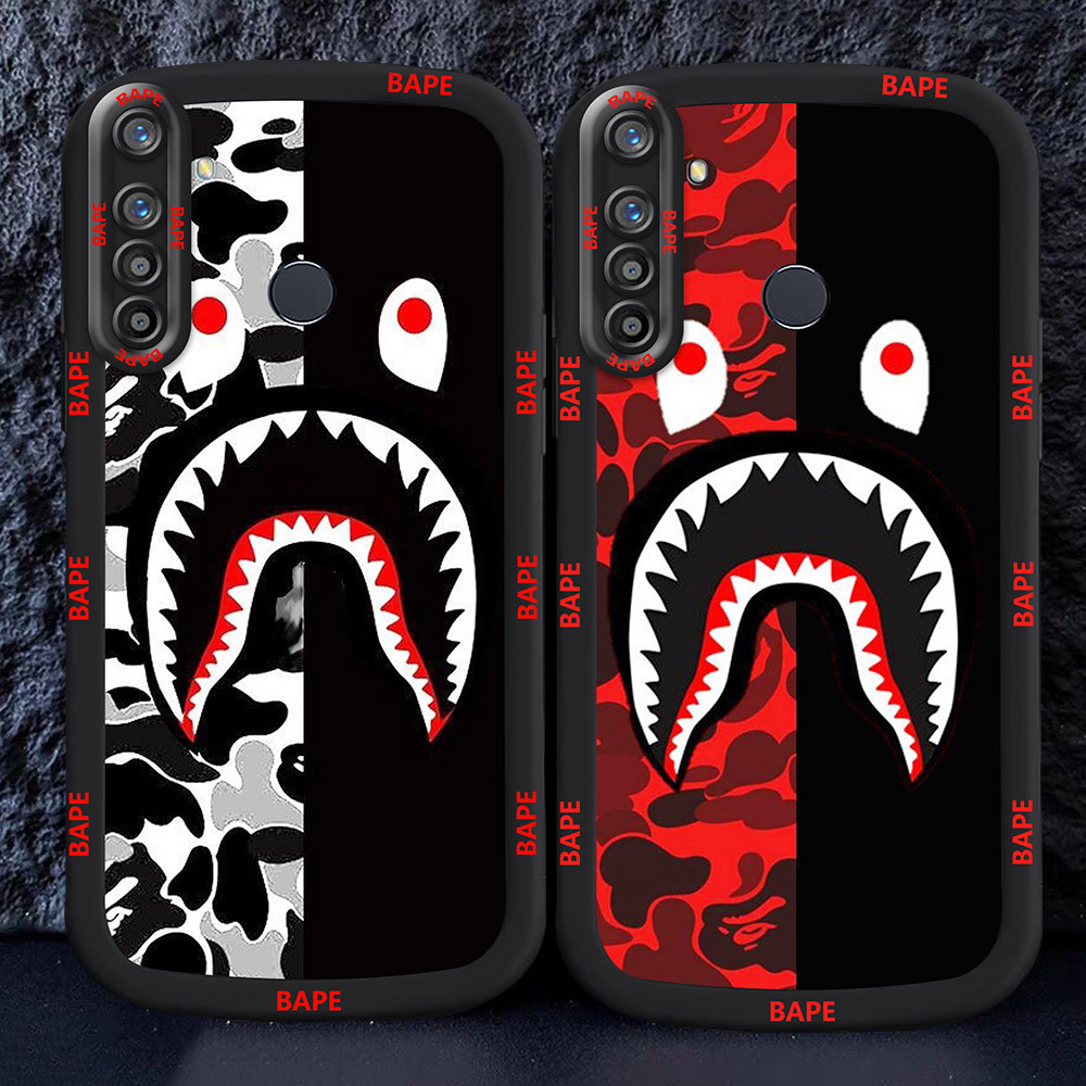 อ่อนนุ่มเคสโทรศัพท์หรับ Realme Narzo 5 10 20A 5s 10A 5i M56 ba-pe-shark