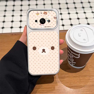 เหมาะสําหรับเคสโทรศัพท์ Redmi A3 ดีไซน์ใหม่รักหมีโบว์กันกระแทกเคสนุ่ม TPDT20