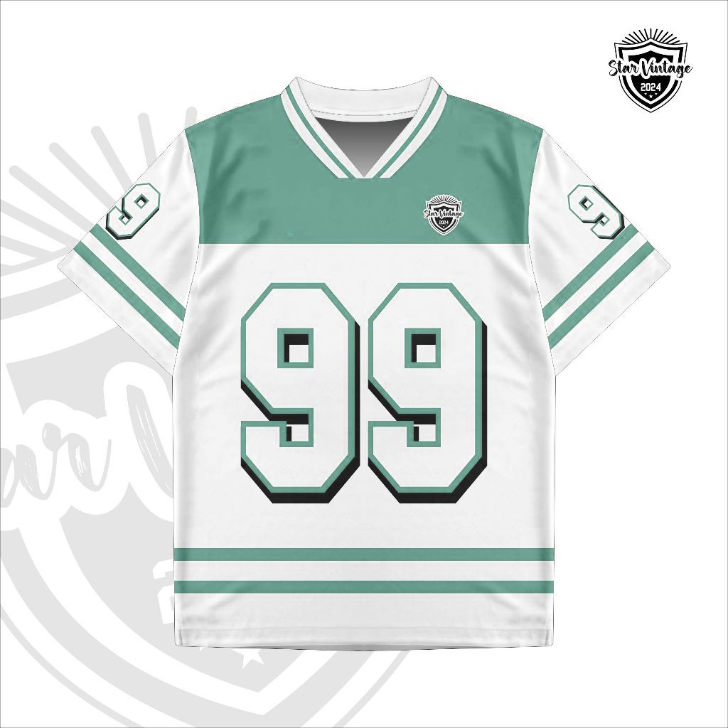 Star Vintage Jersey Number 99 / Vintage / Bola / NFL Jersey Streetwear