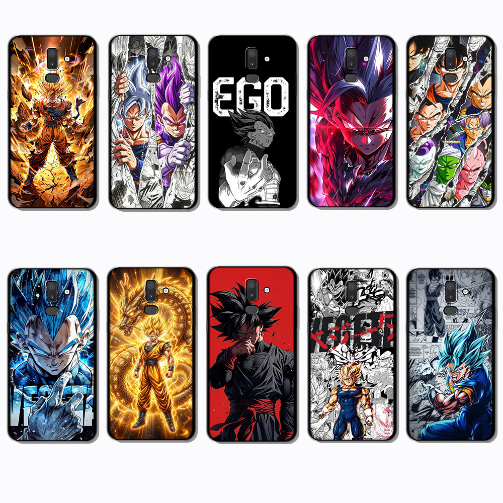 สําหรับ 3c Samsung J4 J5 J6 Plus Prime J7 Core Pro J8 NS24 Dragon Ball Super แฟชั่นเคสโทรศัพท์สีดําน