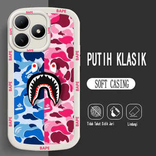 อ่อนนุ่มเคสโทรศัพท์หรับ Realme 11 C55 C53 9i 11X C51 5G M52 ba_pe shark