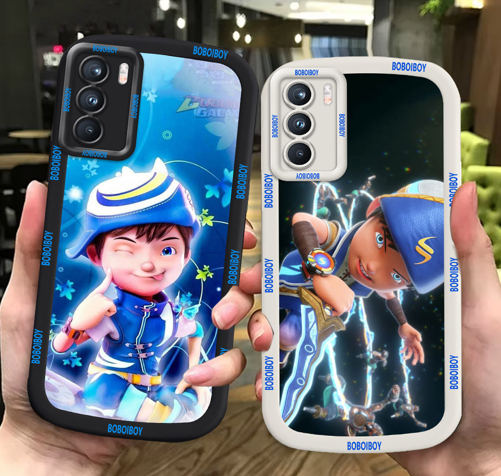 G69 BoBoiBoy ขาวดำเคสโทรศัพท์หรับ OPPO A16S A16 A54 A54S ปก