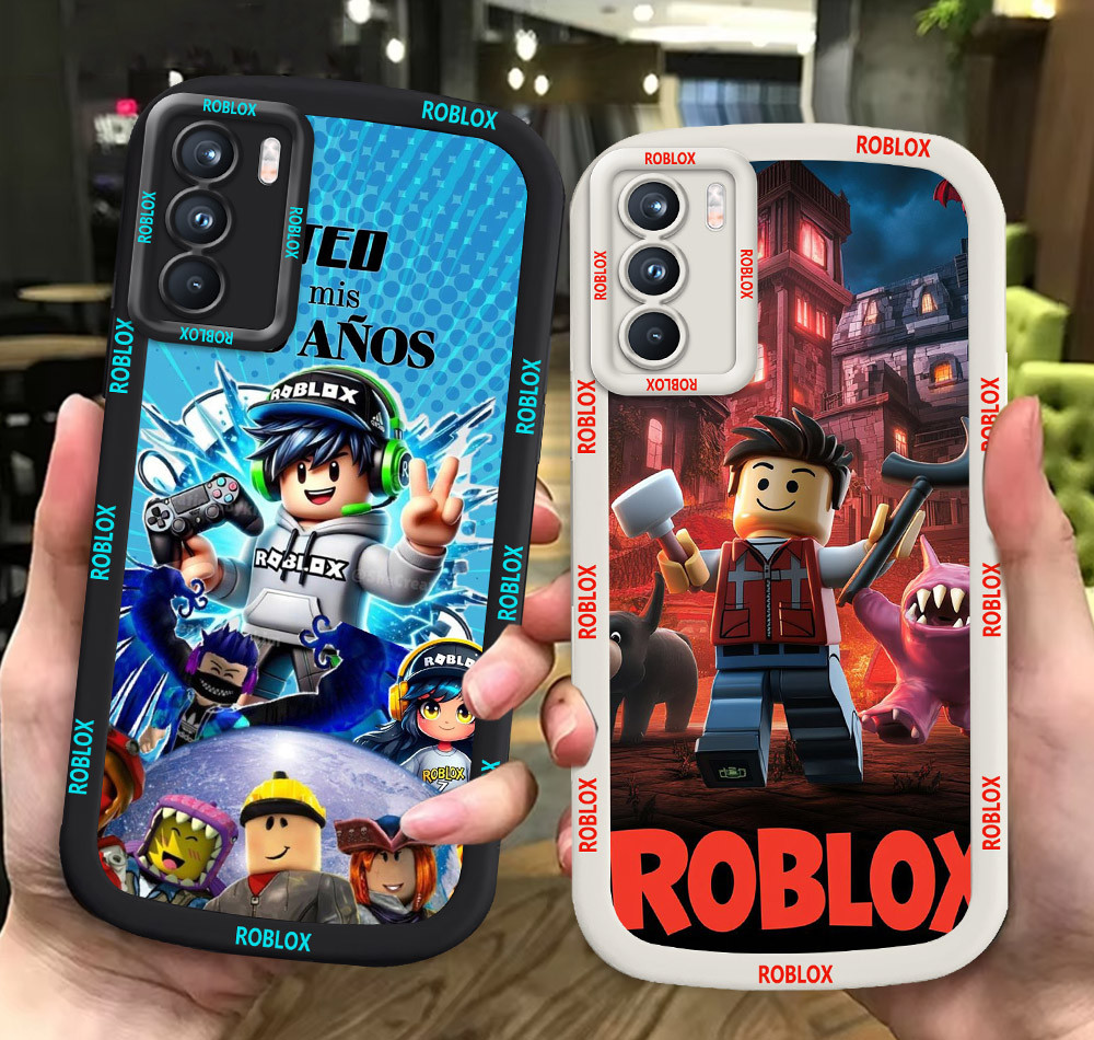 G70 Roblox ขาวดำเคสโทรศัพท์หรับ OPPO A16S A16 A54 A54S ปก