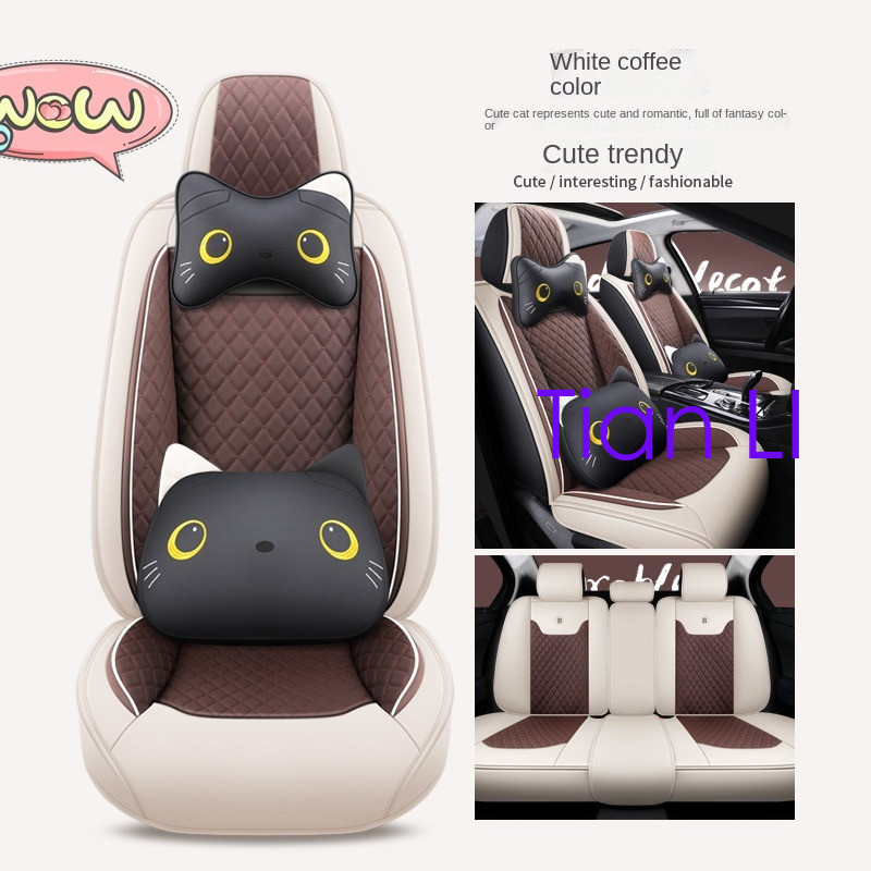Custom Fit รถที่นั่งครอบคลุม PU หนังที่นั่งด้านหน้า + เบาะหลังชุด Made สําหรับหยก ASX Mazda Fit Ix35