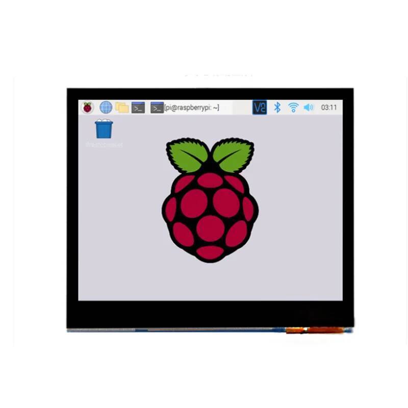Raspberry Pi 3.5 นิ้ว DPI LCD หน้าจอสัมผัสแบบ Capacitive 640480pixel IPS 40PIN GPIO อินเทอร์เฟซสําหร