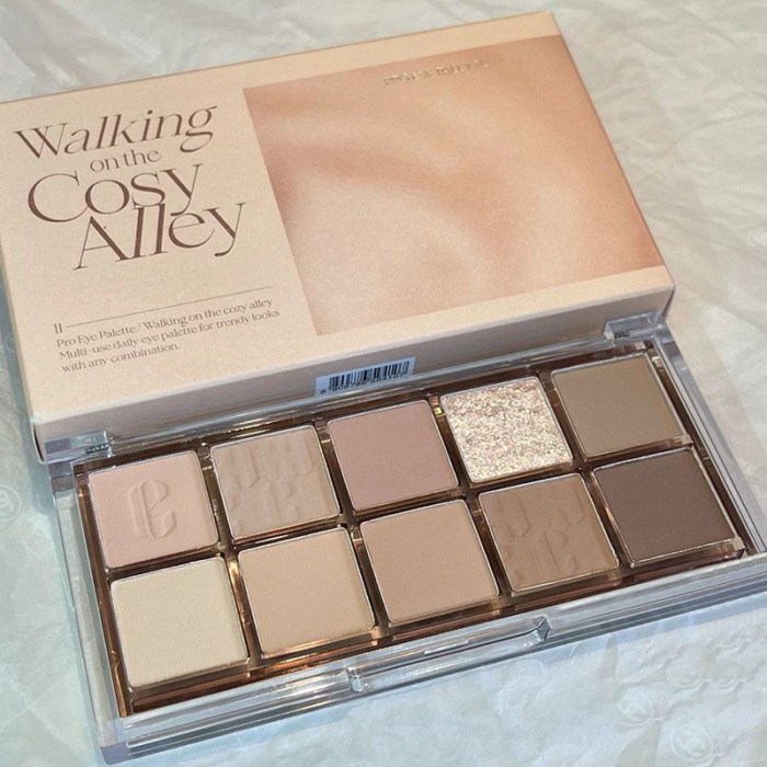 [ขายร้อน] สไตล์ใหม่สีชมพู Mist Rose Fairy Ten Color Eyeshadow Palette สีชานม Fine Glitter Pearlescent Matte Sequins นักเรียนราคาถูก