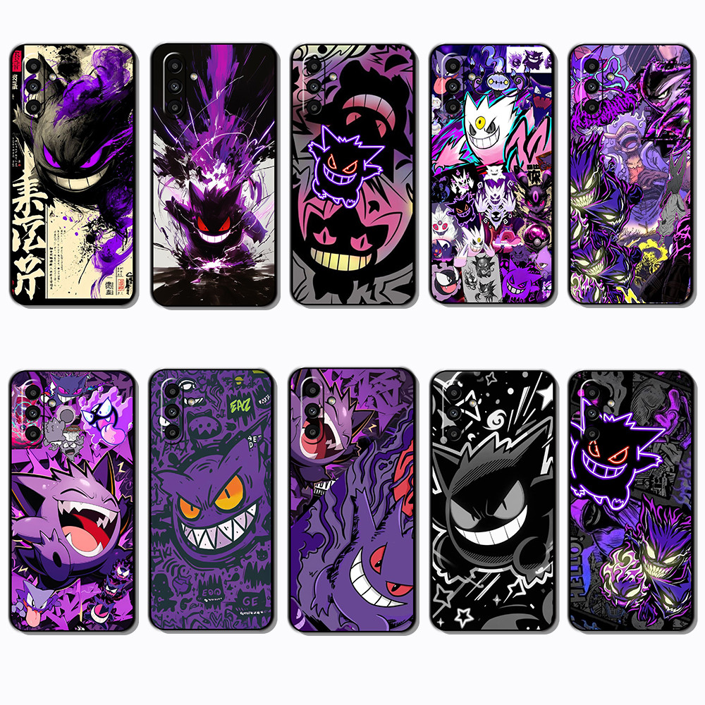 สําหรับ 3c Samsung S21 S23 S24 FE Plus Ultra NS27 Gengar เคสโทรศัพท์สีดําแบบนุ่มแฟชั่น