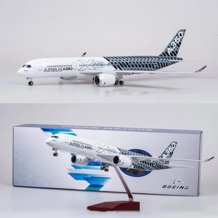 สไตล์ใหม่ A350 Scale 1: 142 47 ซม.AirBUS A350 XWB เครื่องบินล้อ Limited Edition รถรุ่น
