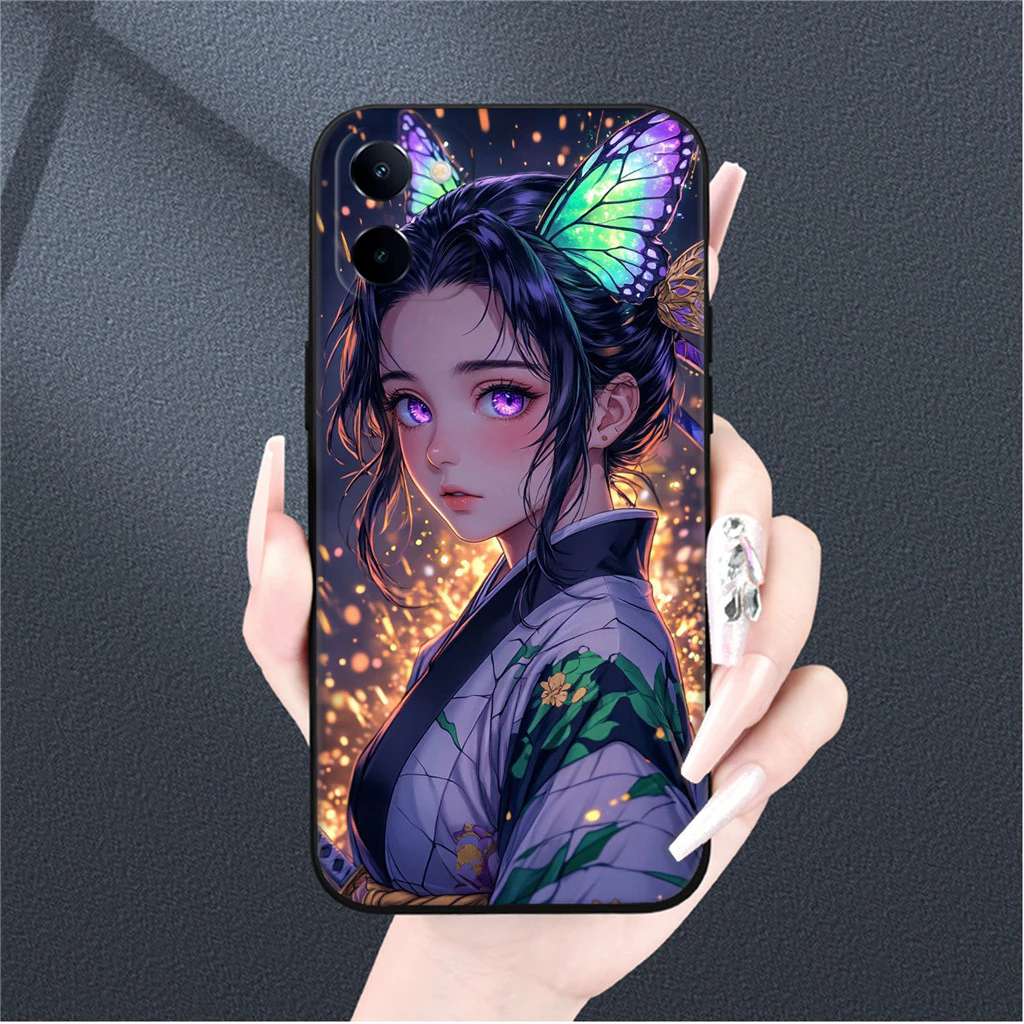 เคสซิลิโคนลาย Demon Slayer Shinobu สำหรับ Vivo Y01/Y02T/Y02/Y03/Y5S/Y11/Y11S/Y20i/Y20S/Y12S/Y12A/Y15S/Y15A/Y16/Y17/Y12/Y15/Y17S thumbnail 4