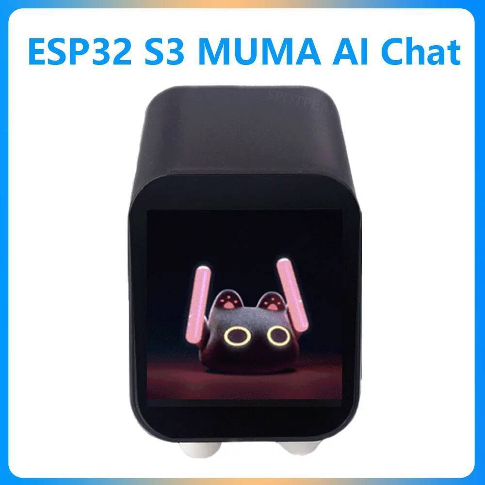 ESP32 S3 MUMA AI Chat บอร์ดพัฒนาหุ่นยนต์พร้อมหน้าจอแสดงผล LCD 1.54 นิ้ว WIFI & BT5 พอร์ต Type-c N16R