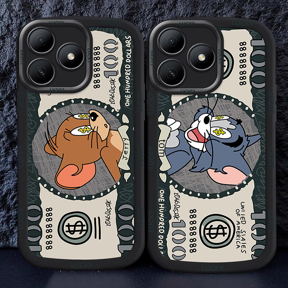 อ่อนนุ่มเคสโทรศัพท์หรับ Realme 11 C55 C53 9i 11X C51 5G M42 New Cat Mouse