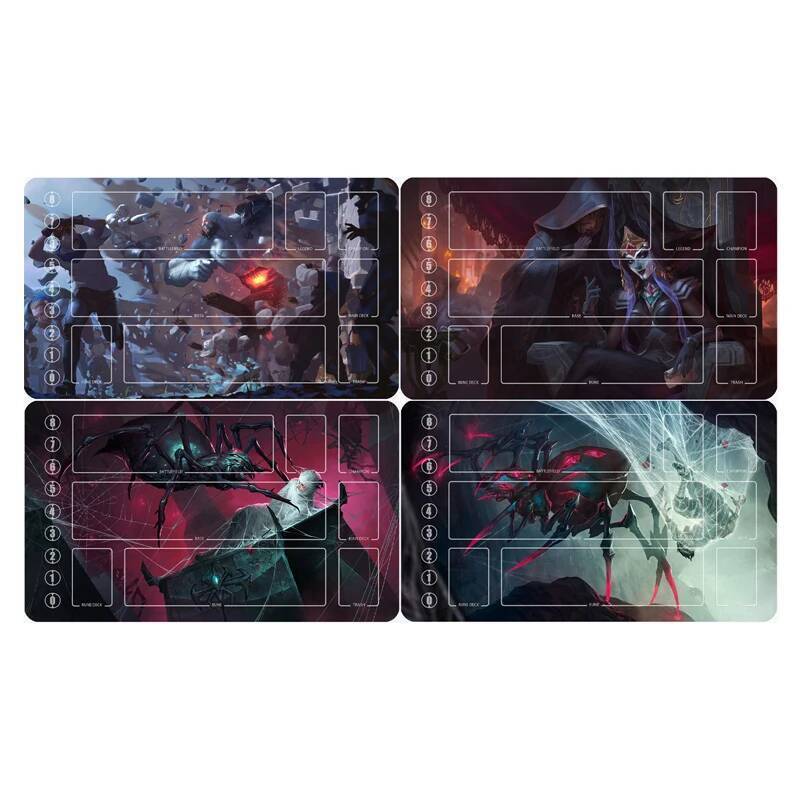 600X350X2Mm Diy Noxusการ์ดBattle Mat Tcg Mordekaiserผู้เล่นเดี่ยวเกมกระดานการ์ดDuel Mousepadแผ่นBatt