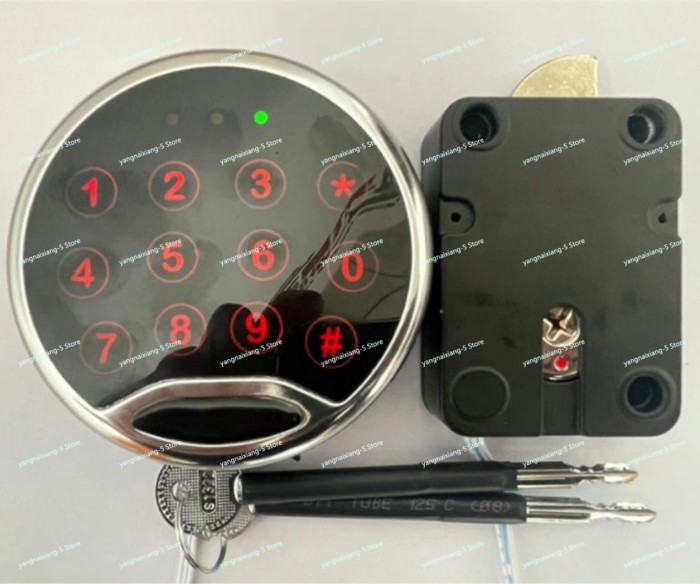 Safe Electronic Combination Lock Touch Induction Keyboard With Emergency Key File Cabinets Security