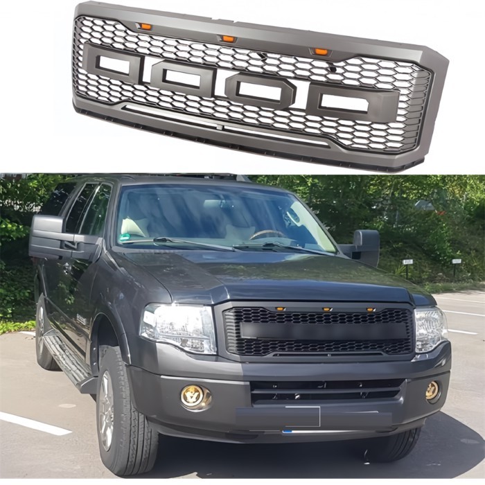 Auto Racing Grills Fit For Ford Expedition 2012-2017 Abs Grill Grille Auto Accessories