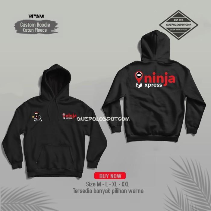 JAKET NINJA XPRESS พิมพ์ - HOODIE JUMPER JAKET KURIR NINJA - M - M